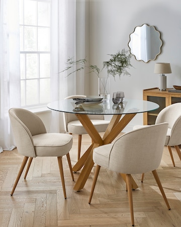 Bodie Oak Effect Dining Table