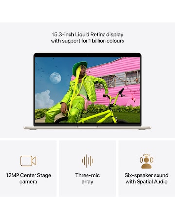 Apple MacBook Air (M5, 2026) 15in 10-core CPU 10-core GPU 16GB 512GB - Starlight