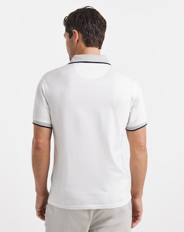 Barbour Short Sleeve Cornsay Jersey Polo Shirt - White