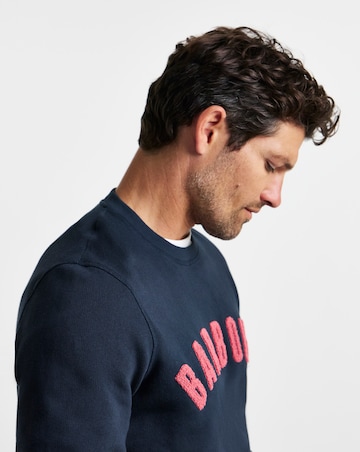 Barbour Prep Logo Crew Neck Sweatshirt - Navy