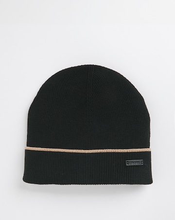 BOSS Black Hat & Scarf Gift Set