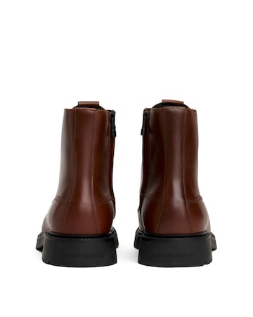 Tommy Hilfiger Comfort Leather Boot - Cognac