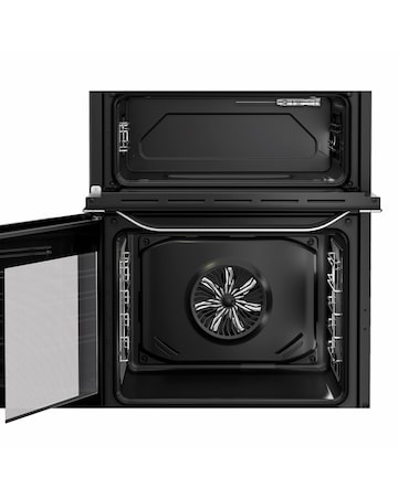 Hotpoint HDE6VDCAX 60cm Electric Double Cooker with Air Fry - Stainless Steel