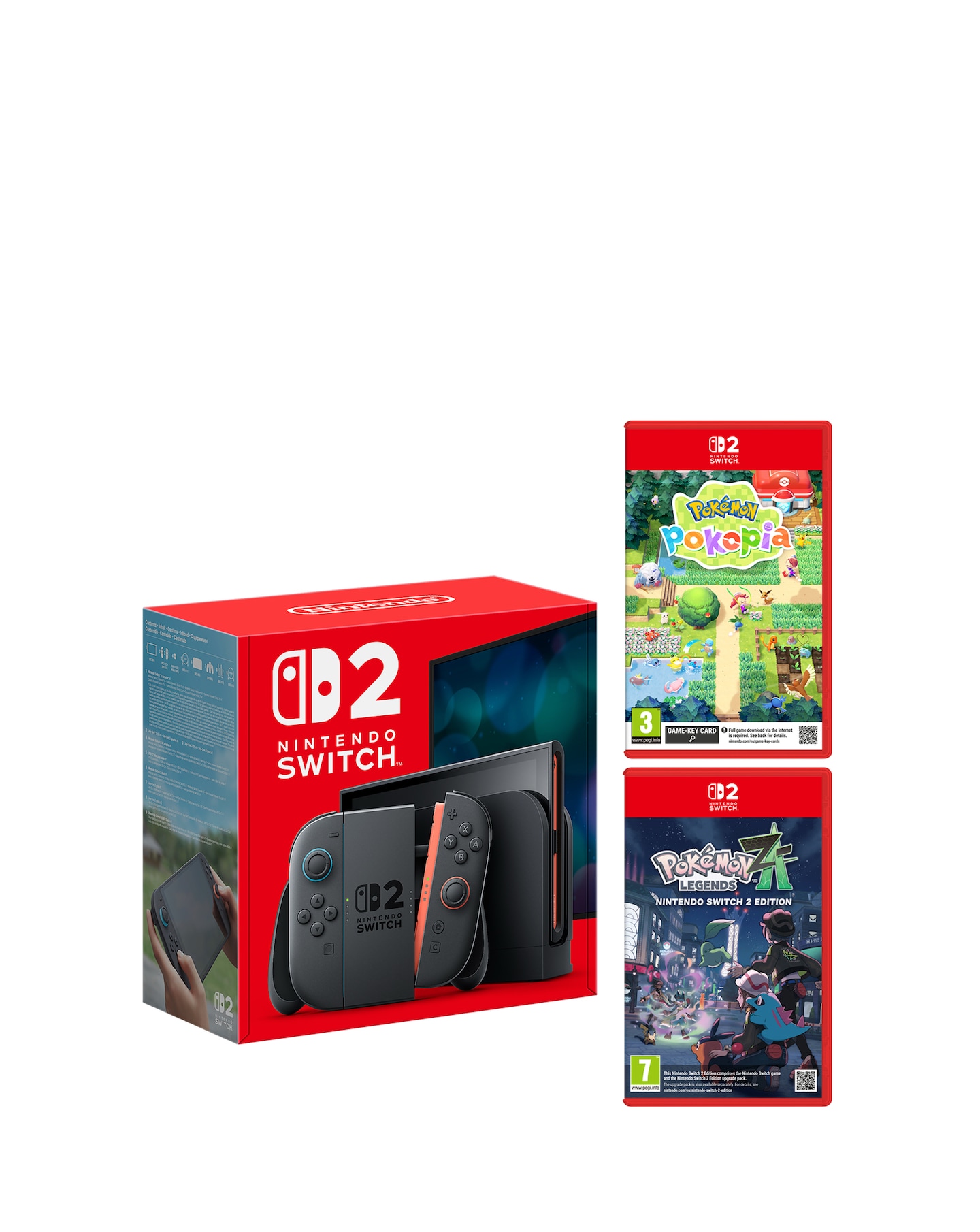 Nintendo Switch 2 Console + Pokemon Pokopia + Pokemon Legends: Z-A