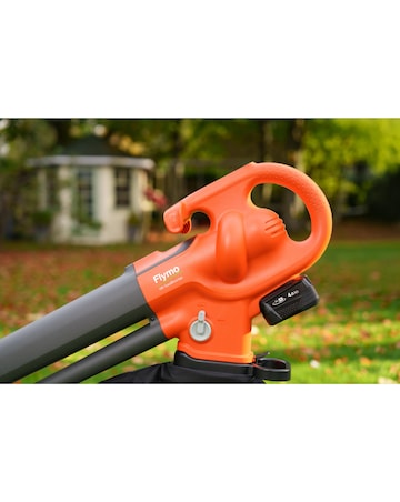 Flymo 18V EasiBlowVac Leaf Blower & Vacuum 4.0Ah Battery & Charger
