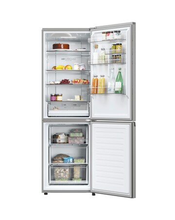 Haier Series 3 HDPW3618DNPK Wifi Connected 185cm 60/40 Fridge Freezer - Silver