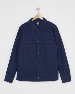 Navy Cotton Pocket Jacket