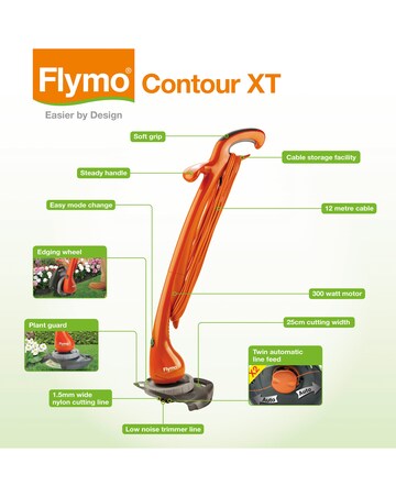 Flymo Contour XT Corded Grass Trimmer