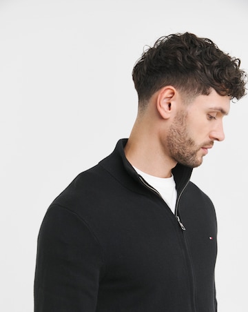 Tommy Hilfiger Cotton Cashmere Zip Through Cardigan