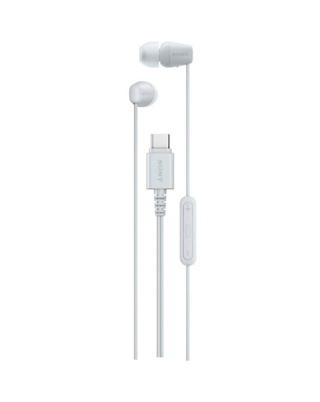 SONY IER-EX15C USB-C Wired Earphones - White