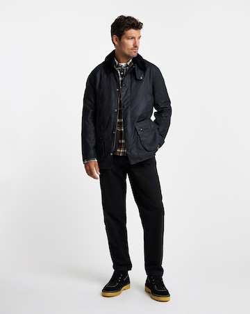 Barbour Ashby Wax Jacket - Navy