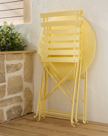 Cali Metal Folding Bistro Set