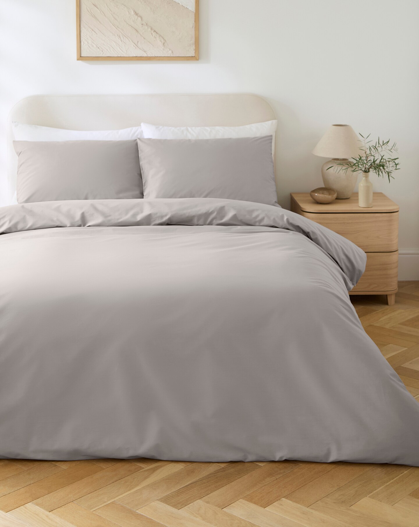 Pure Cotton 200 Thread Count 30cm Fitted Sheet
