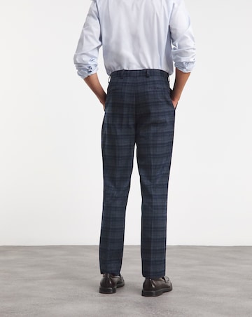 Warm Handle Check Suit Trouser