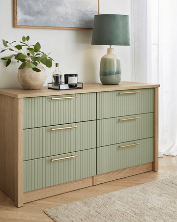 Peyton Ready Assembled 6 Drawer Chest