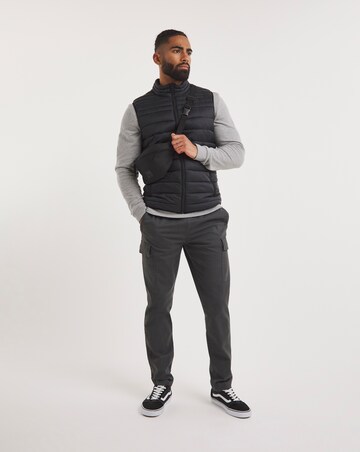 Black Lightweight WR Padded Gilet