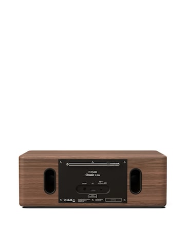 Pure Classic C D6 CD Player & Digital Radio Black/Walnut