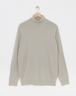 Merino Wool Roll Neck Jumper