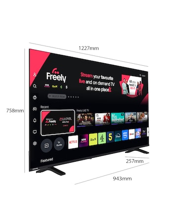 Toshiba 55UV1563DB 55in 4k Ultra HD Smart TV with Freely