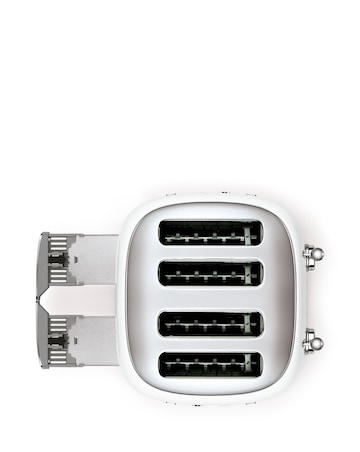 Smeg Kettle and 4 Slice Toaster White