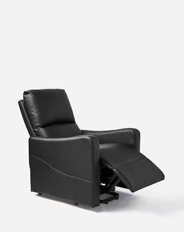 Lincoln Faux Leather Electric Recliner Armchair