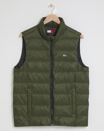 Tommy Jeans Light Down Gilet - Green