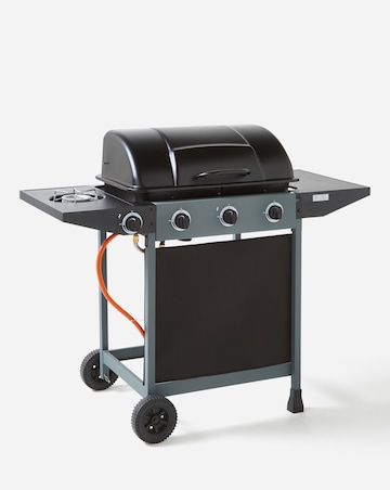 3 Burner Gas BBQ with Side Burner