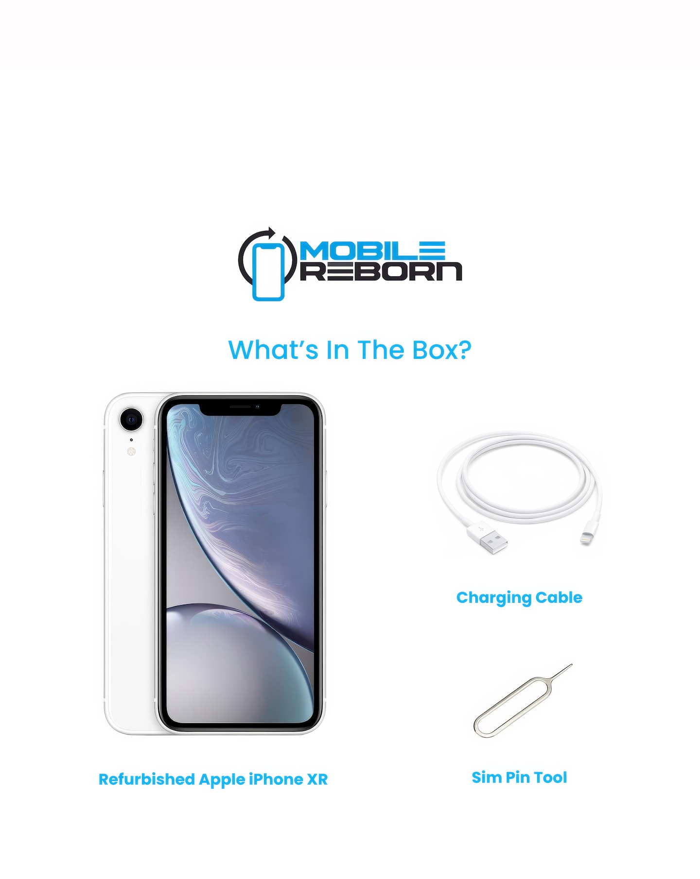 Refurbished Apple iPhone XR 64GB - White (Pristine Condition) | Jacamo