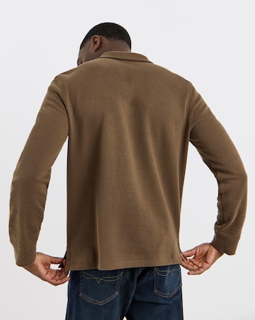 Polo Ralph Lauren Estate Rib 1/4 Zip Pullover - Chestnut