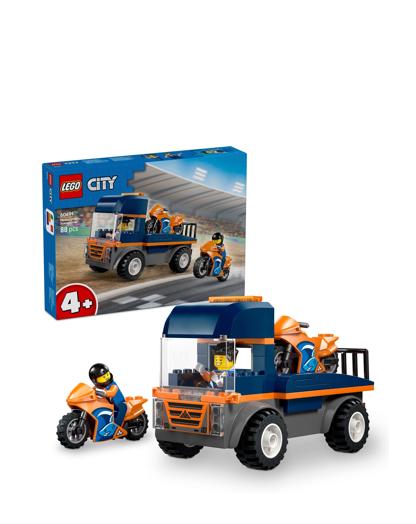 LEGO City Motorcycle Transporter 60491