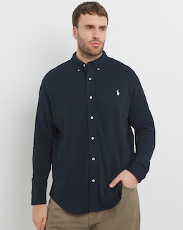 Polo Ralph Lauren Navy Long Sleeve Jersey Shirt