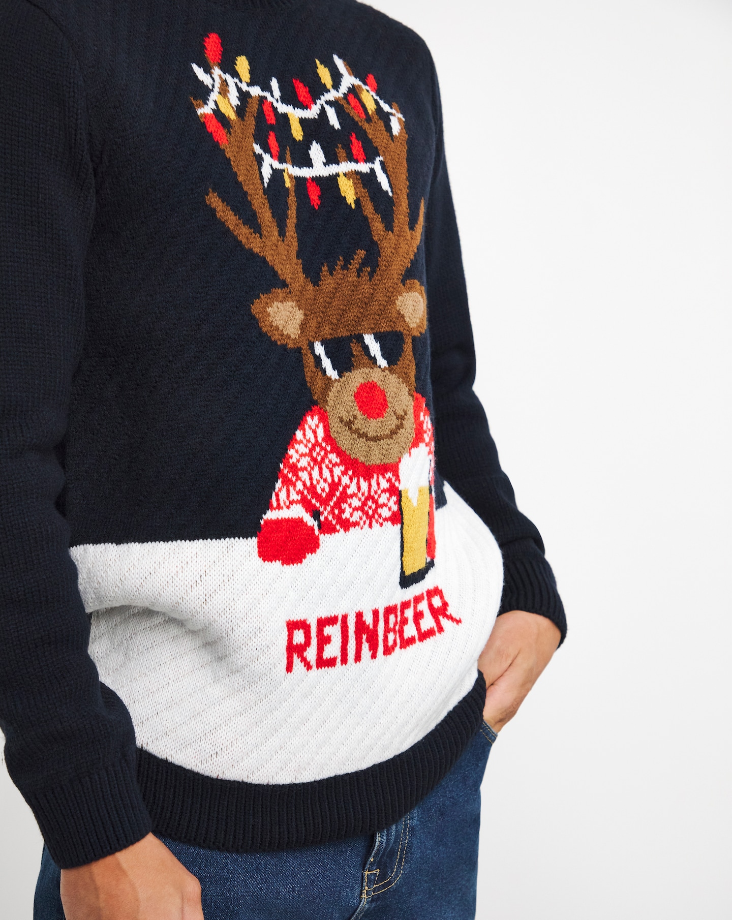 Christmas Novelty Reinbeer Jumper Jacamo