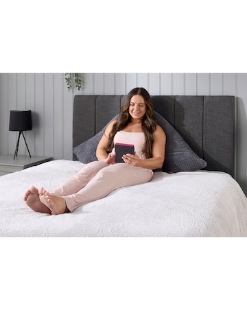 Waffle Fleece V-Shaped Cushion