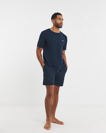 Boss Mix & Match Logo Lounge T-Shirt in Navy