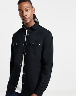 Joe Browns Black Denim Shirt Long