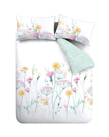 Catherine Lansfield Meadowsweet Floral Duvet Cover Set
