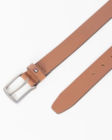 Tommy Hilfiger Denton Leather Belt - Cognac