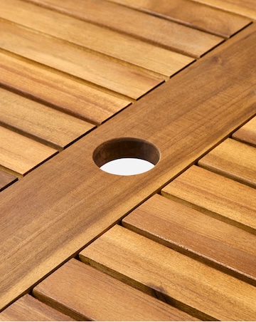 Charles Bentley Wooden Octagonal Table with 4 Chairs