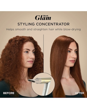 Shark Glam Straight, Waves & Curls Multi-Styler 5-In-1 - Gold - HD6052SUK