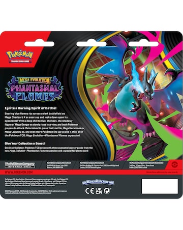 Pokemon TCG: Mega Evolution Phantasmal Flames - 3 Pack
