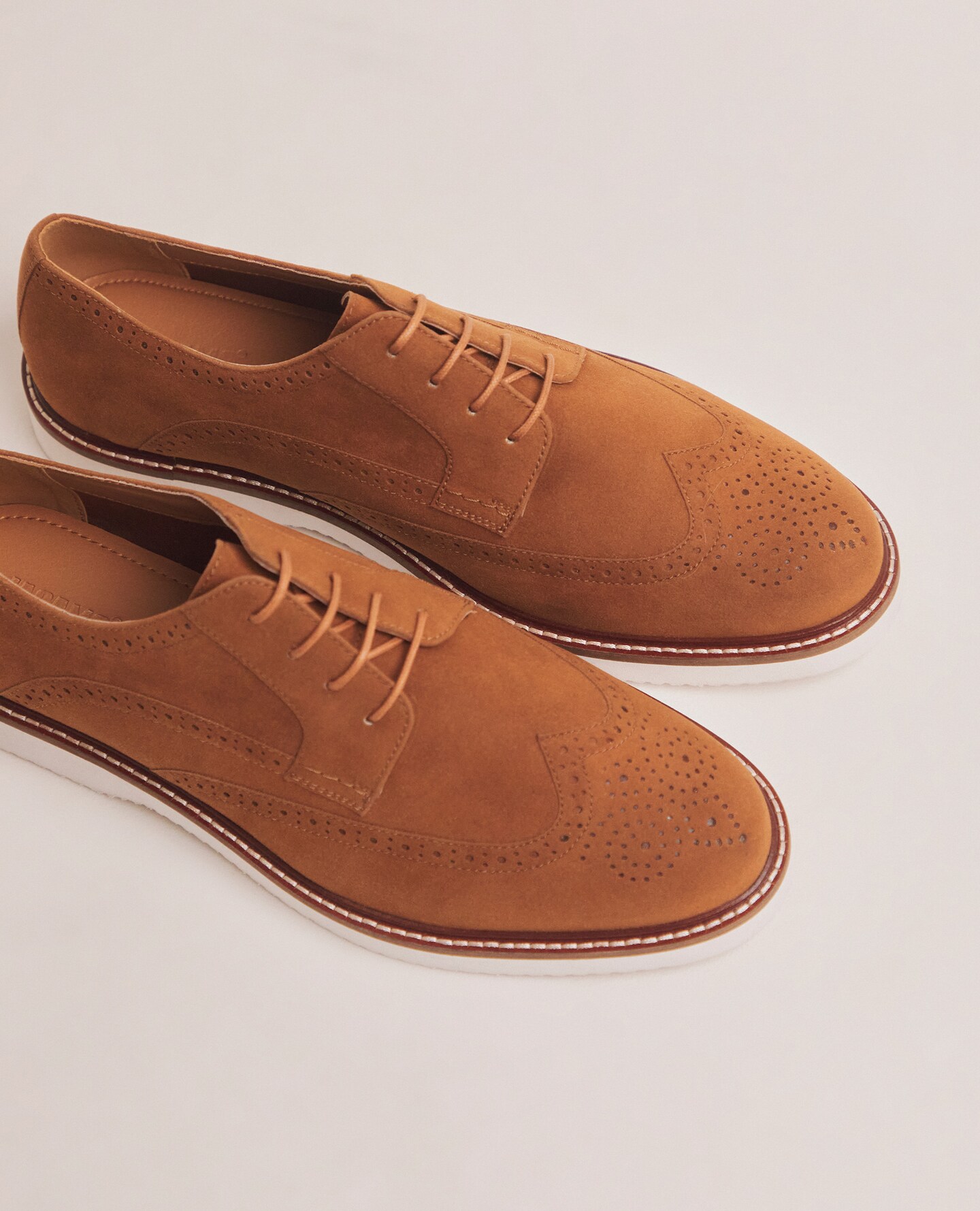 Smart brown brogues