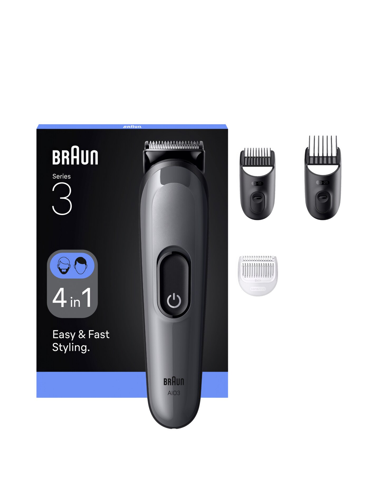 Braun - All-in-One Series 3, 4in1 Grooming Kit