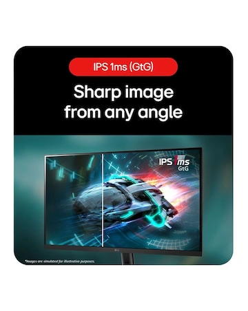 LG UltraGear 27GS60F-B.AEK 27in 180Hz Full HD Rapid IPS LCD Gaming Monitor