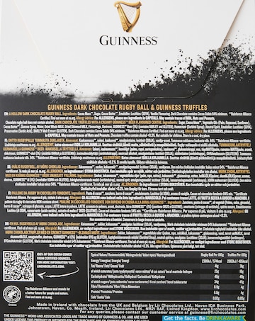 Guinness Dark Chocolate Rugby Ball Easter Egg 196g