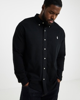 Polo Ralph Lauren Long Sleeve Stretch Jersey Shirt - Black