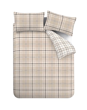 Catherine Lansfield Kelso Check Duvet Cover Set
