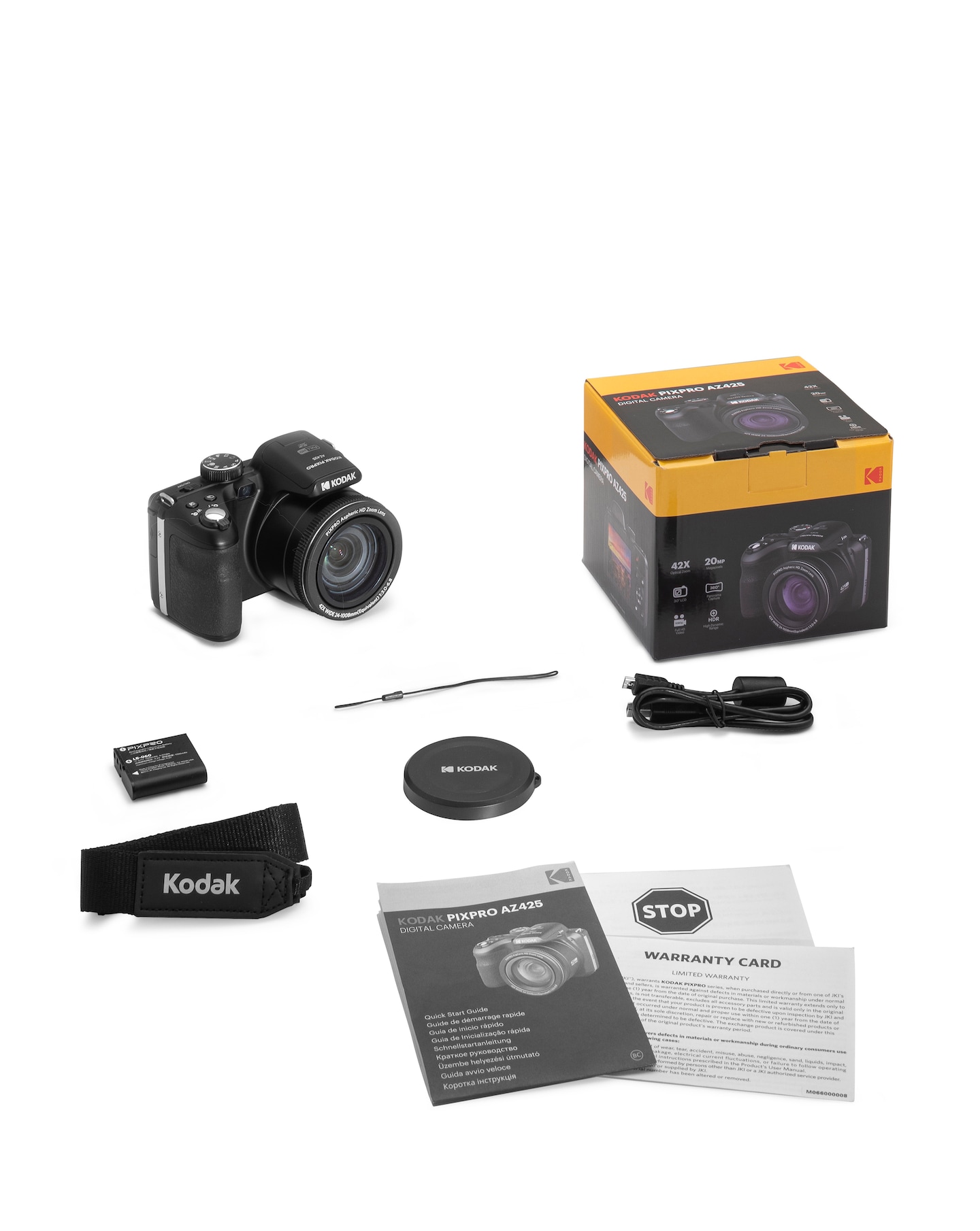 Kodak PIXPRO AZ425 Astro 20MP 42x Zoom Bridge Camera - Black | Jacamo