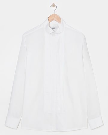 White Poplin Wing Collar Dinner Shirt