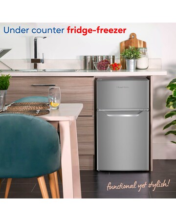 Russell Hobbs RH85UCFF482E1SS Under Counter Fridge Freezer - Stainless Steel