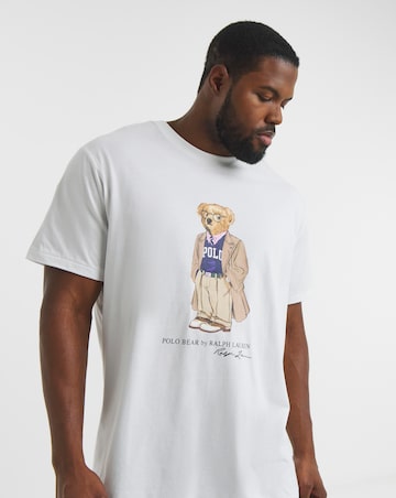 Polo Ralph Lauren Short Sleeve Bear Graphic T-Shirt - White
